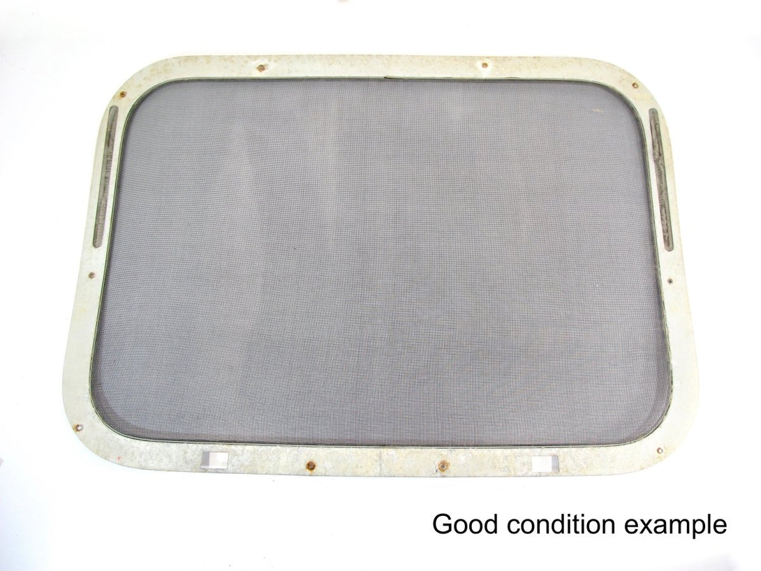 Replacement Side Curved Awning Window Screen for Mid 1970s + Airstream Trailers with High Opening - ZeereeZ