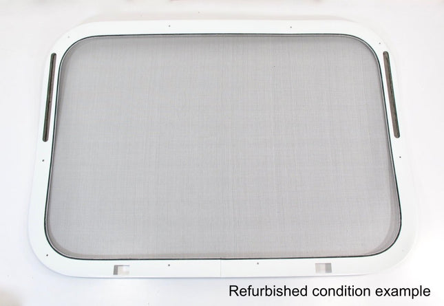 Replacement Side Curved Awning Window Screen for Mid 1970s + Airstream Trailers with High Opening - ZeereeZ