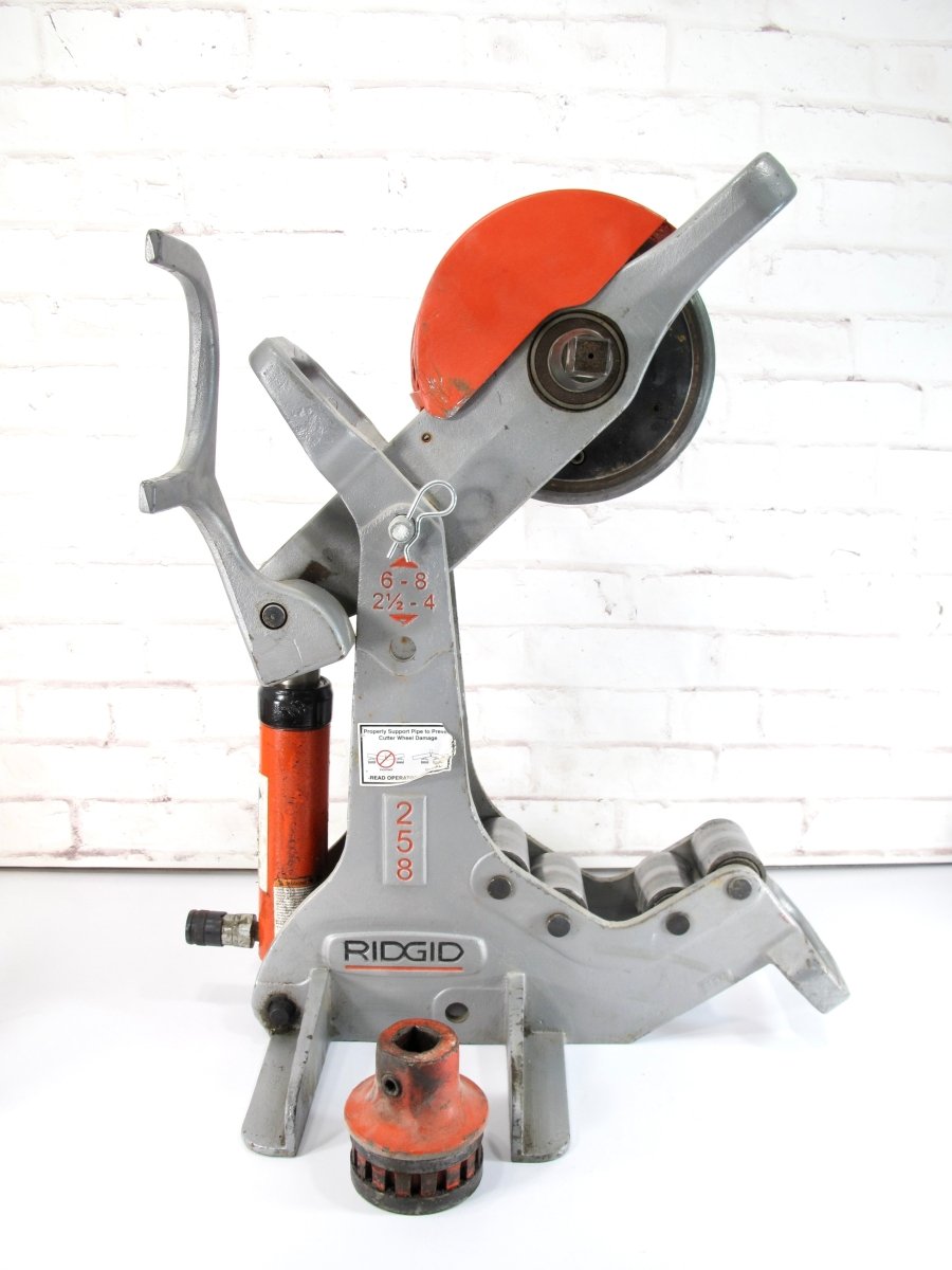 Ridgid 258 2 - 1/2" - 8" Power Hydraulic Pipe Cutter for 300 700 Threader - ZeereeZ