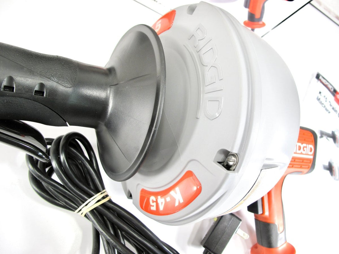RIDGID K - 45AF Handheld Auto Feed Plumbing Sink Drain Snake Cleaning Machine - ZeereeZ