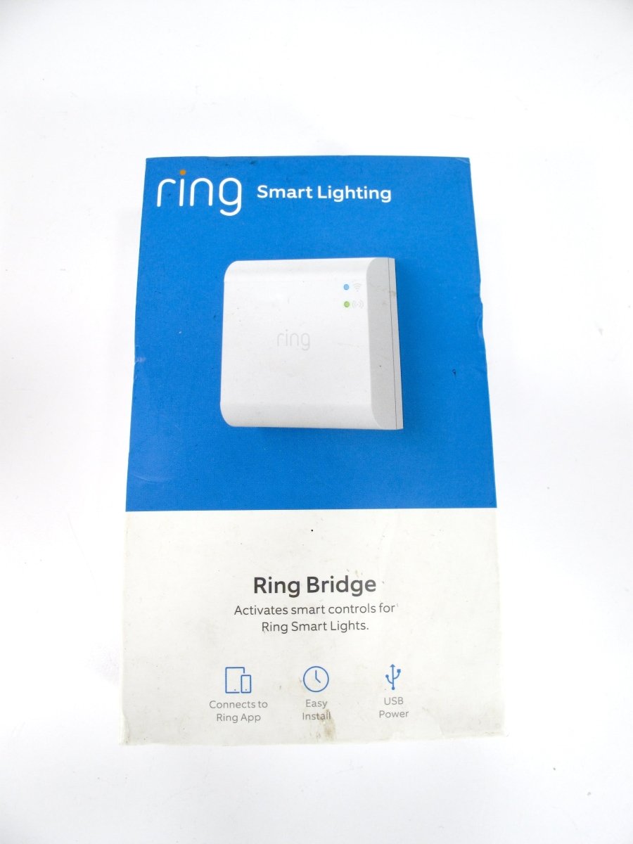 Ring Smart Lighting Smart Home Bridge White Works with Alexa  - ZeereeZ