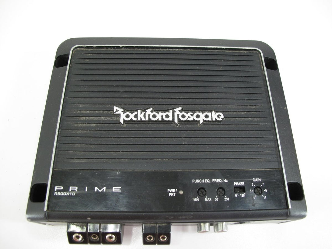 Rockford Fosgate R500X1D Prime Class - D Mono 500W Subwoofer Amplifier - ZeereeZ