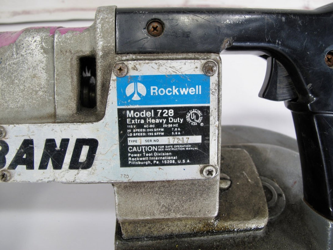 Rockwell Porter Cable 728 Porta - Band Extra Heavy Duty Band Saw - ZeereeZ