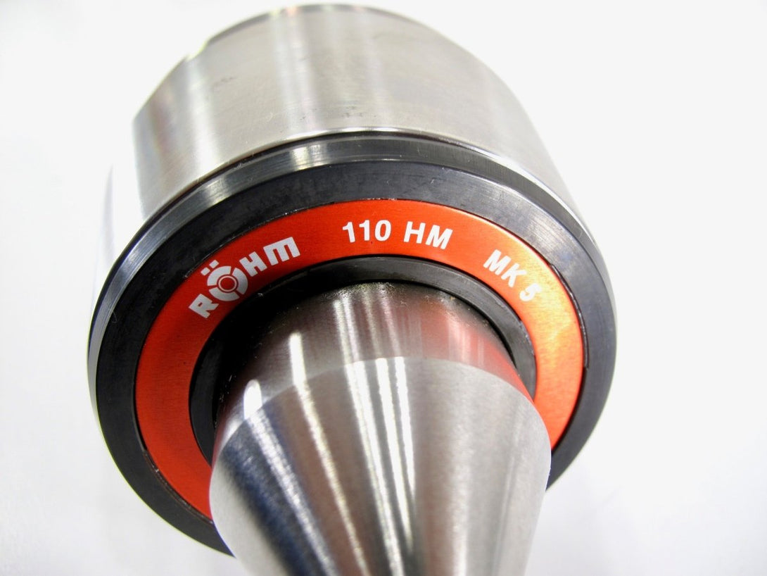 Rohm 110HM MK 5 Revolving Precision Tailstock Live Center Roehm Röhm - ZeereeZ