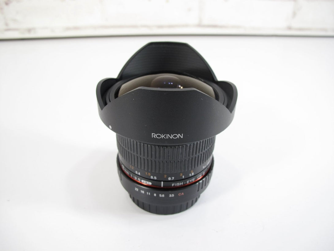 Rokinon 8mm f/3.5 HD UMC Fisheye CS II Lens with Removable Hood - ZeereeZ