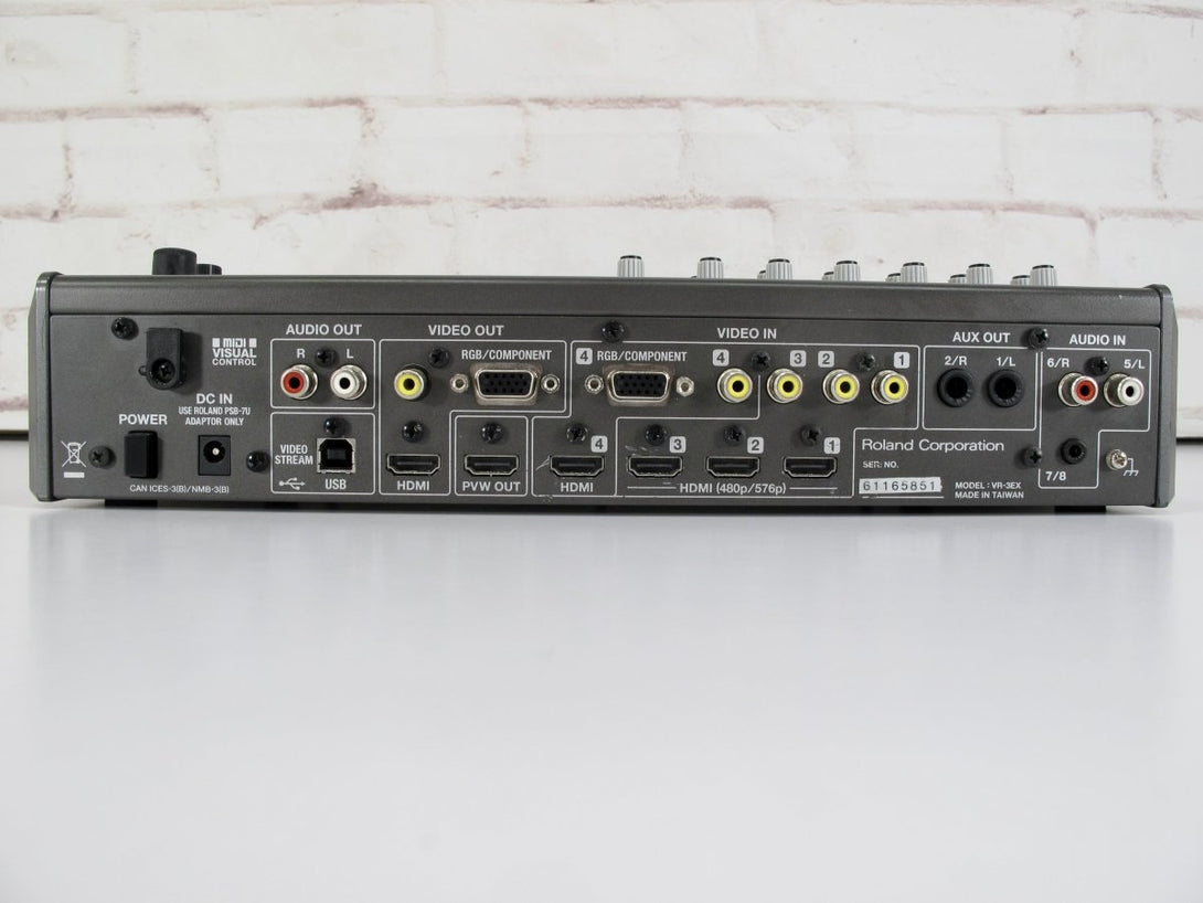 Roland VR - 3EX All - in - One A/V USB Web Streaming / Recording HDMI Video Mixer - ZeereeZ