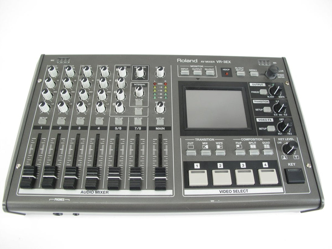 Roland VR - 3EX All - in - One A/V USB Web Streaming / Recording HDMI Video Mixer - ZeereeZ