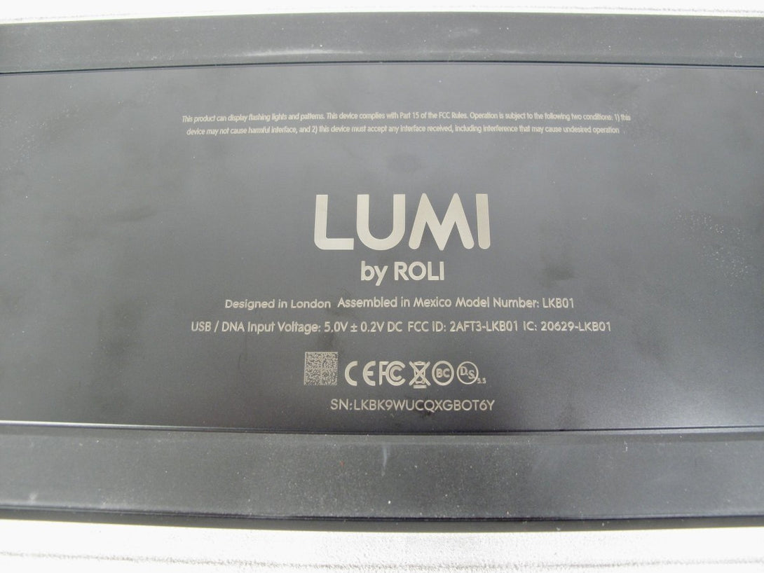 Roli Lumi Keys LKB01 Portable Illuminated Teaching Keyboard System - ZeereeZ