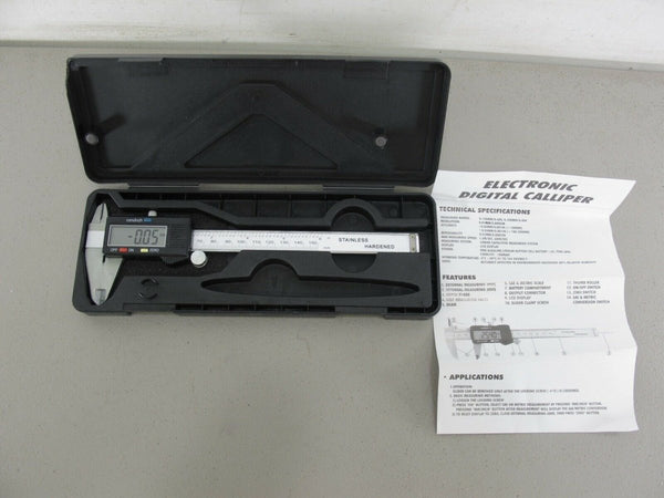 RS Pro 150mm Digital Caliper 0.0005 in, 0.01 mm Metric & Imperial - ZeereeZ