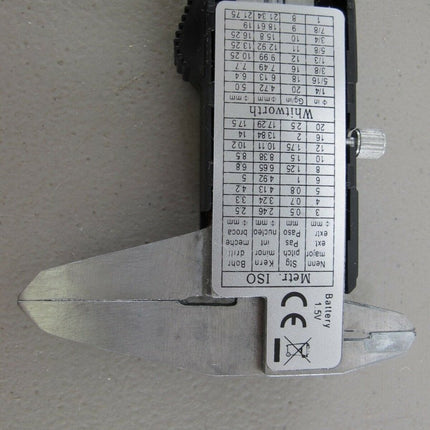 RS Pro 150mm Digital Caliper 0.0005 in, 0.01 mm Metric & Imperial - ZeereeZ