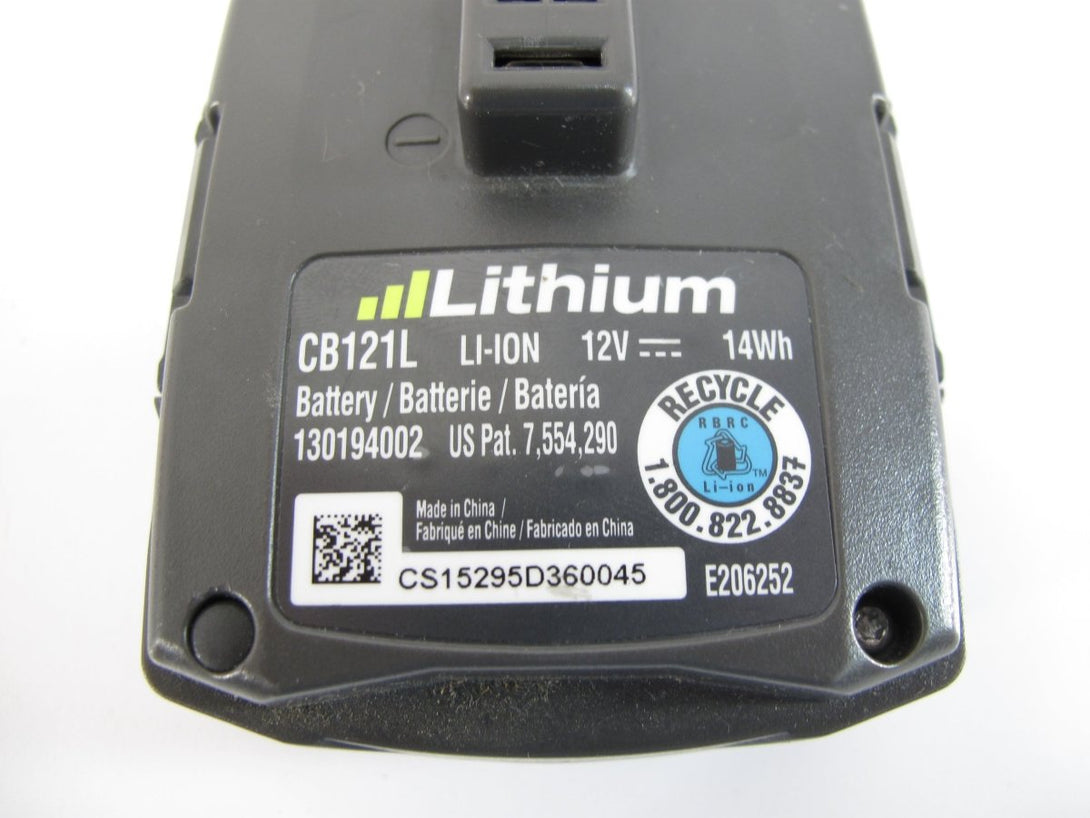 Ryobi CB121L 12V Li - Ion Battery New for HJP002 HJP003 HJP004 replaces CB120L - ZeereeZ