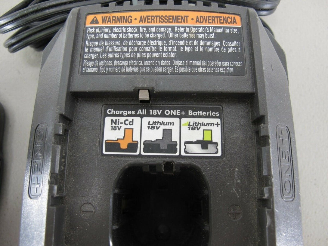 Ryobi P118 18v dual chemisty Intelliport Charger w/P102 Battery - ZeereeZ