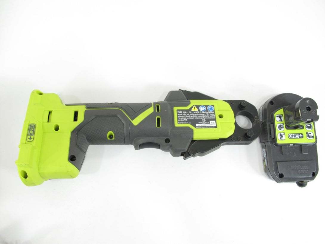 Ryobi P661 18 - Volt ONE+ Cordless PEX Crimp Ring Press Tool with Battery and Charger - ZeereeZ