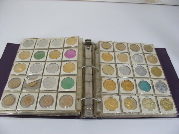 Collection of 395 1960s-1970s Mardi Gras Doubloons Coins Rex Bacchus Zeus 