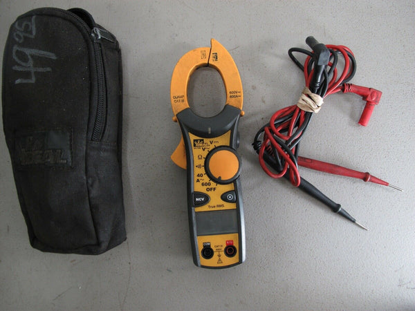 Ideal 61-746 Pro Clamp Meter 600 Amp AC with NCV and TRMS