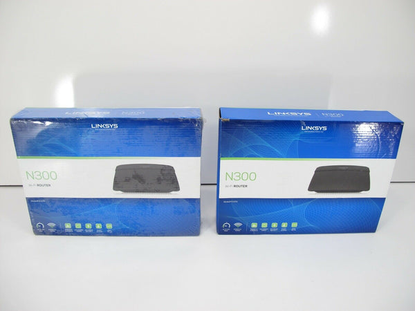 Linksys E1200 N300 Wi-Fi Wireless Router w/ Linksys Connect 2 Pack New