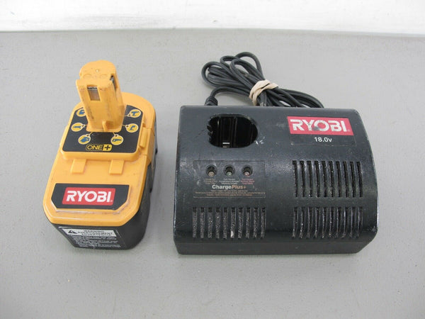 Ryobi P110 18V Battery Charger with P100 18V Battery Set