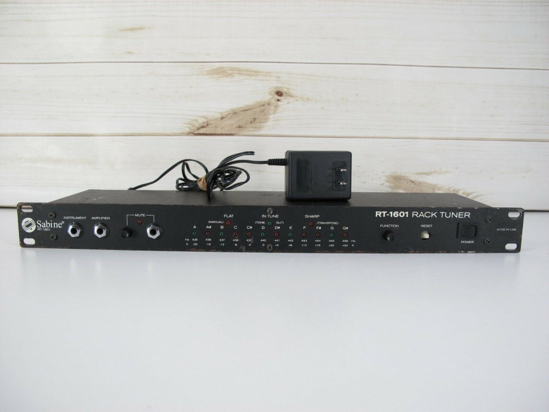 Sabine RT - 1601 Chromatic Rack Mount Tuner - ZeereeZ
