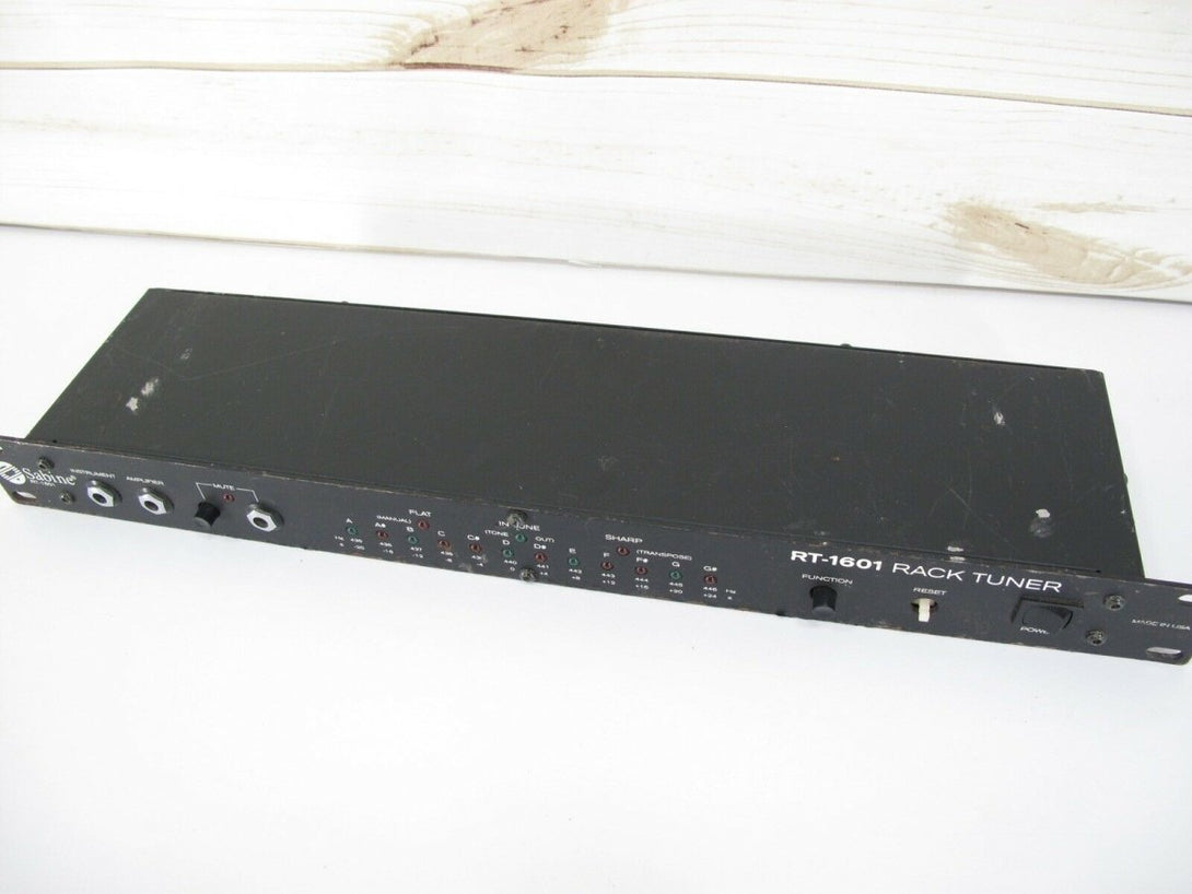 Sabine RT - 1601 Chromatic Rack Mount Tuner - ZeereeZ