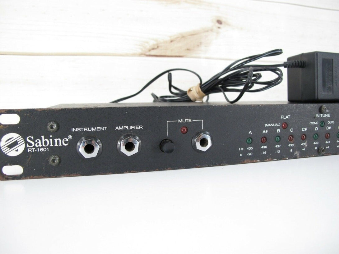 Sabine RT - 1601 Chromatic Rack Mount Tuner - ZeereeZ