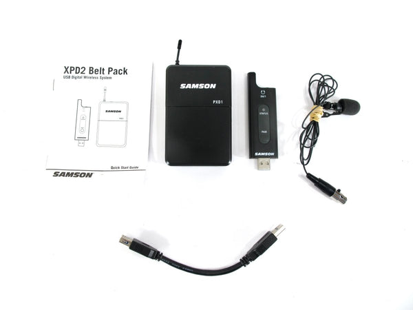 Samson XPD2 Lavalier USB Digital Wireless Microphone System - ZeereeZ
