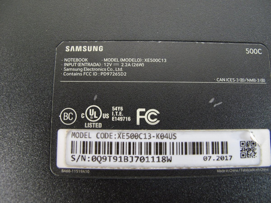 Samsung 600c ChromeBook 3 11.6" 16 GB Intel Celeron 1.60 Ghz 4 GB Laptop - ZeereeZ
