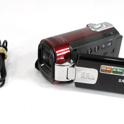 Samsung SMX - F40RN SD Flash Memory Black Handheld Camcorder 65x Zoom Video Camera - ZeereeZ