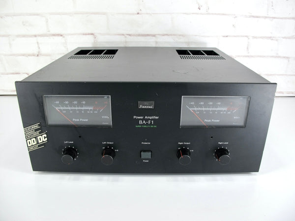 Sansui BA - F1 Vintage 1970s Stereo DC Power Amplifier USA Shipping - ZeereeZ
