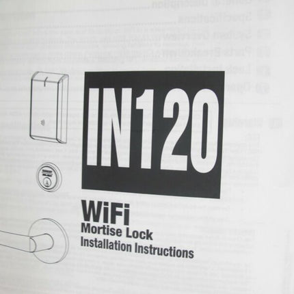 Sargent IN120 Mortise 7976 WiFi Access Control Heavy Duty Lock - ZeereeZ