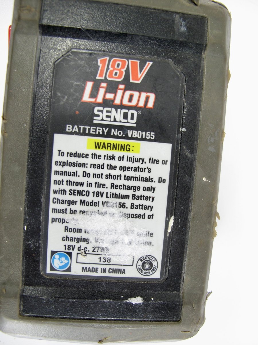 Senco VB0155 18 - Volt Lithium - Ion SlimPack Power Tool Battery - ZeereeZ