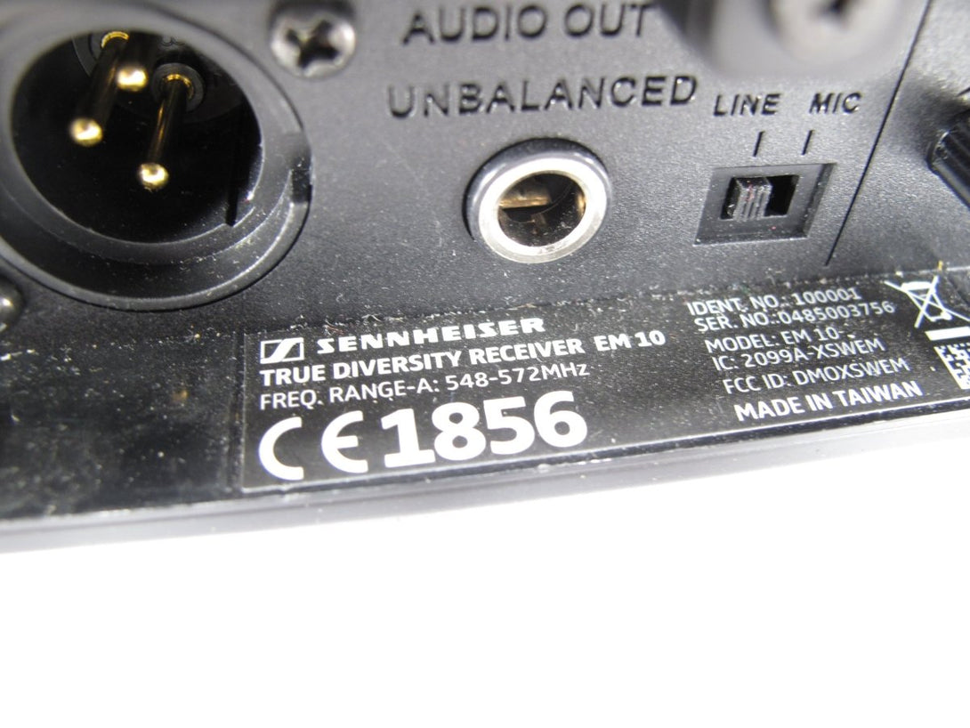 Sennheiser XS Lavalier Freq. A 548 - 582MHz EM 10 SK 20 Mcrophone System - ZeereeZ