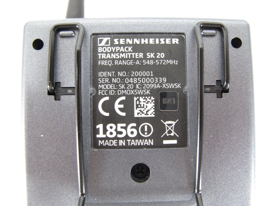 Sennheiser XS Lavalier Freq. A 548 - 582MHz EM 10 SK 20 Mcrophone System - ZeereeZ