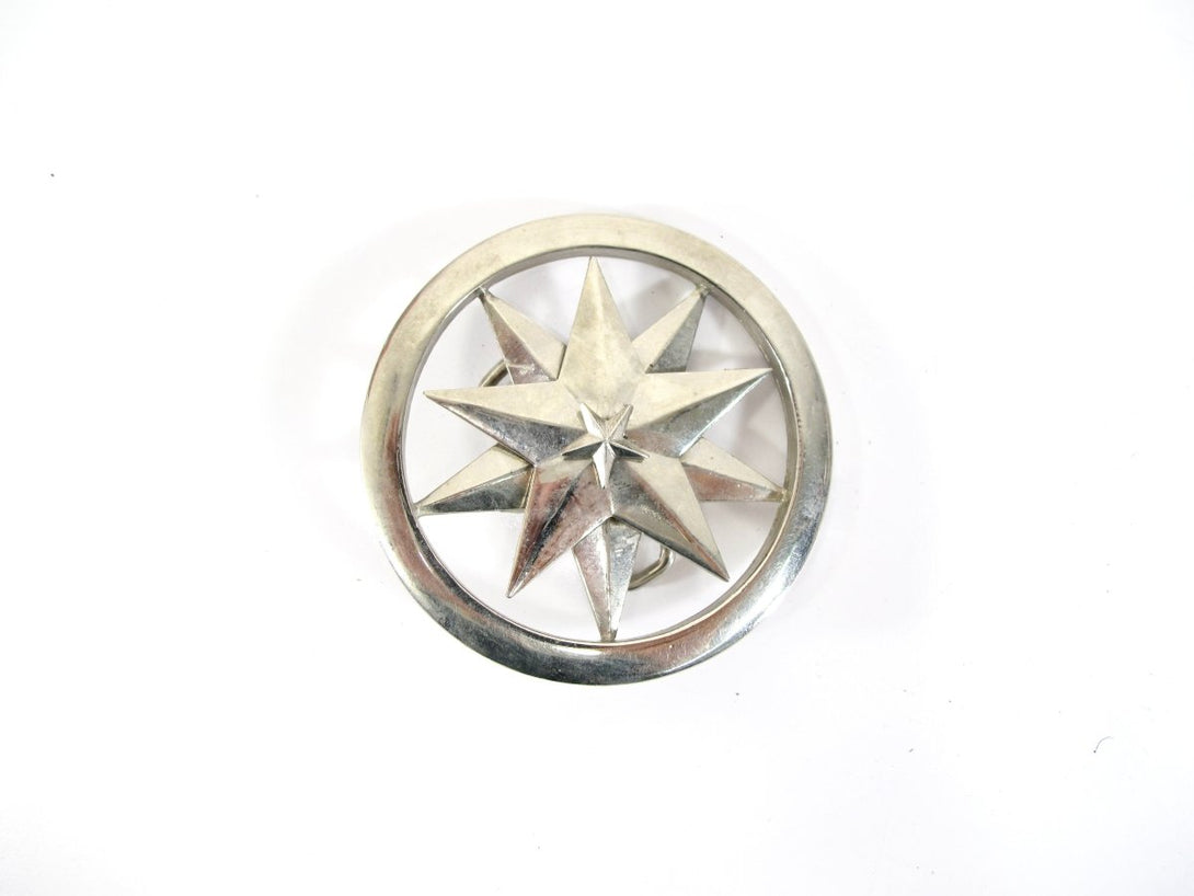 Silver Star 2004 Texas State Spinning Belt Buckle - ZeereeZ