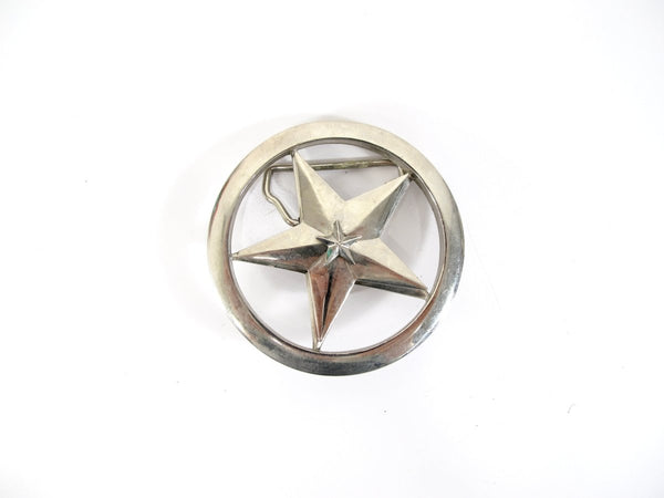 Silver Star 2004 Texas State Spinning Belt Buckle - ZeereeZ