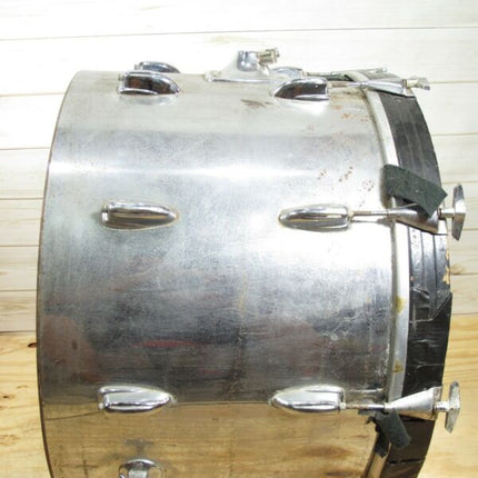 Slingerland 22x15 Vintage 1970s Chrome Kick Drum w/ Legs - ZeereeZ