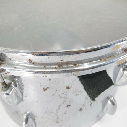 Slingerland 9x13 Vintage 1970s Chrome Over Wood Floor Tom Drum - ZeereeZ