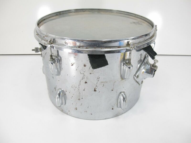 Slingerland 9x13 Vintage 1970s Chrome Over Wood Floor Tom Drum - ZeereeZ