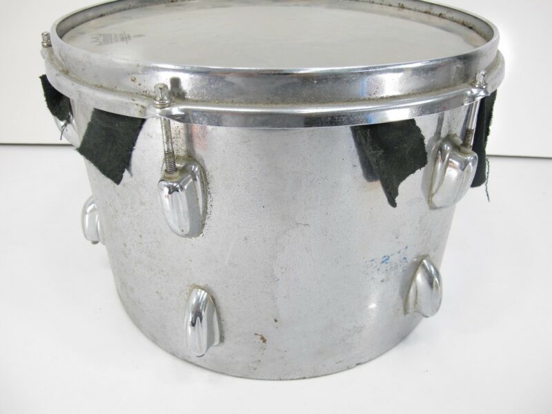 Slingerland 9x13 Vintage 1970s Chrome Over Wood Floor Tom Drum - ZeereeZ