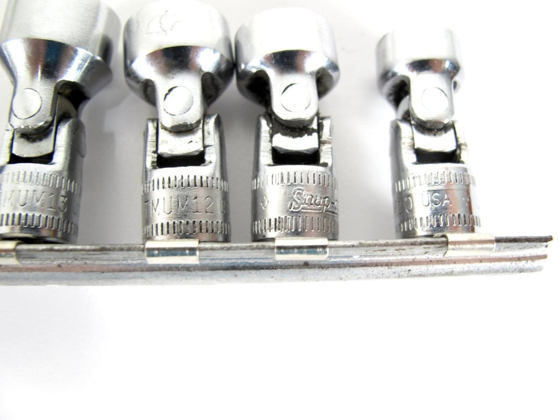Snap On 1/4” & 3/8” 8 Piece Swivel Socket Set 10, 11, 12, 13, 15mm 1/2 9/16 5/8" - ZeereeZ