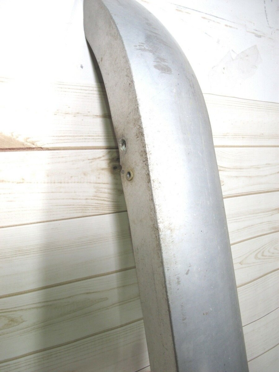 Solid Aluminium Bumper from a Vintage Airstream International Trailer 1970 - 80s - ZeereeZ