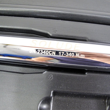Solude SN - 2340CN 1/2" Digital Adjustable 17 - 340 Nm Torque Wrench w/ Alarm - ZeereeZ