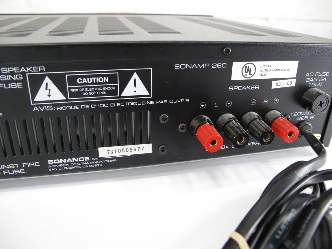 Sonance Sonamp 260 200W Home Theater Stereo Power Amplifier - ZeereeZ
