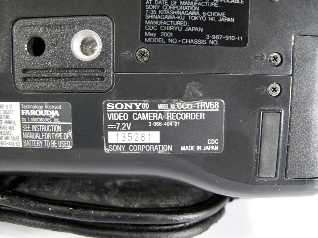 Sony CCD - TRV68 Handycam Vision Hi8 460x Video Camera Camcorder - ZeereeZ
