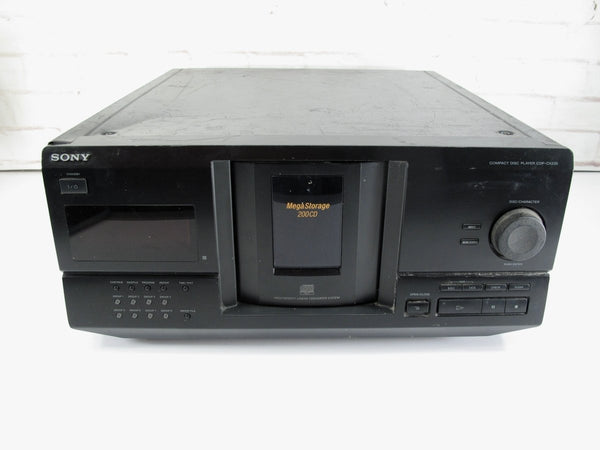 Sony CDP - CX235 Mega Storage 200 Disc Audio CD Player Changer Carousel - ZeereeZ