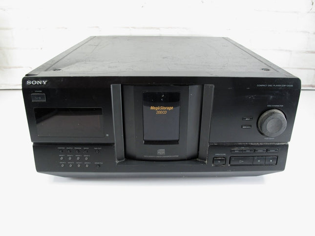 Sony CDP - CX235 Mega Storage 200 Disc Audio CD Player Changer Carousel - ZeereeZ
