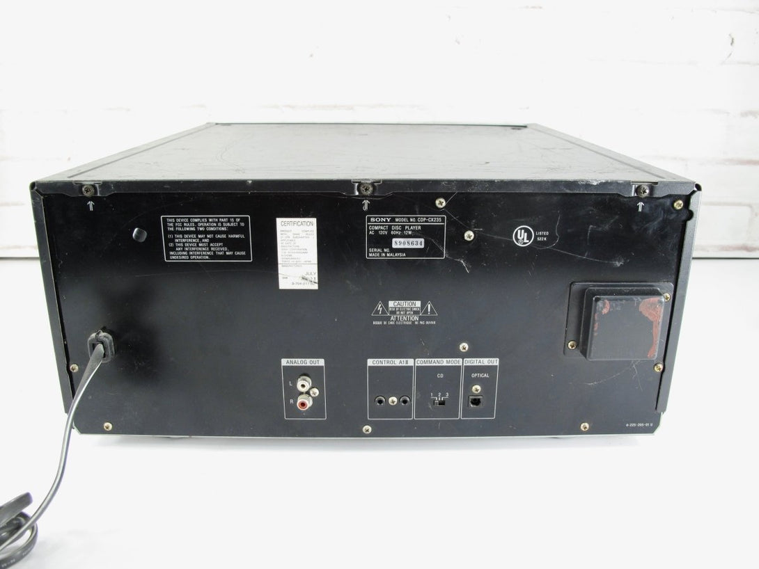 Sony CDP - CX235 Mega Storage 200 Disc Audio CD Player Changer Carousel - ZeereeZ