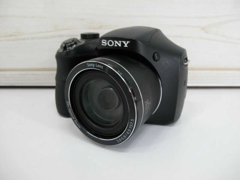 Sony Cyber - Shot DSC - H300 20.1 Megapixel 35X Zoom Digital Camera Black DSCH300/B - ZeereeZ