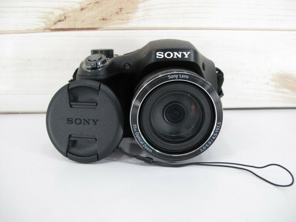 Sony Cyber - Shot DSC - H300 20.1 Megapixel 35X Zoom Digital Camera Black DSCH300/B - ZeereeZ