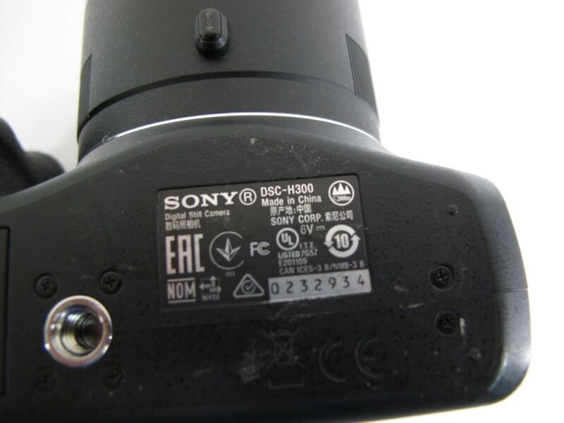 Sony Cyber - Shot DSC - H300 20.1 Megapixel 35X Zoom Digital Camera Black DSCH300/B - ZeereeZ