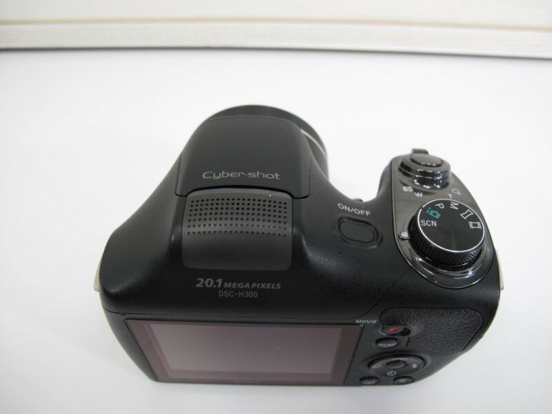 Sony Cyber - Shot DSC - H300 20.1 Megapixel 35X Zoom Digital Camera Black DSCH300/B - ZeereeZ